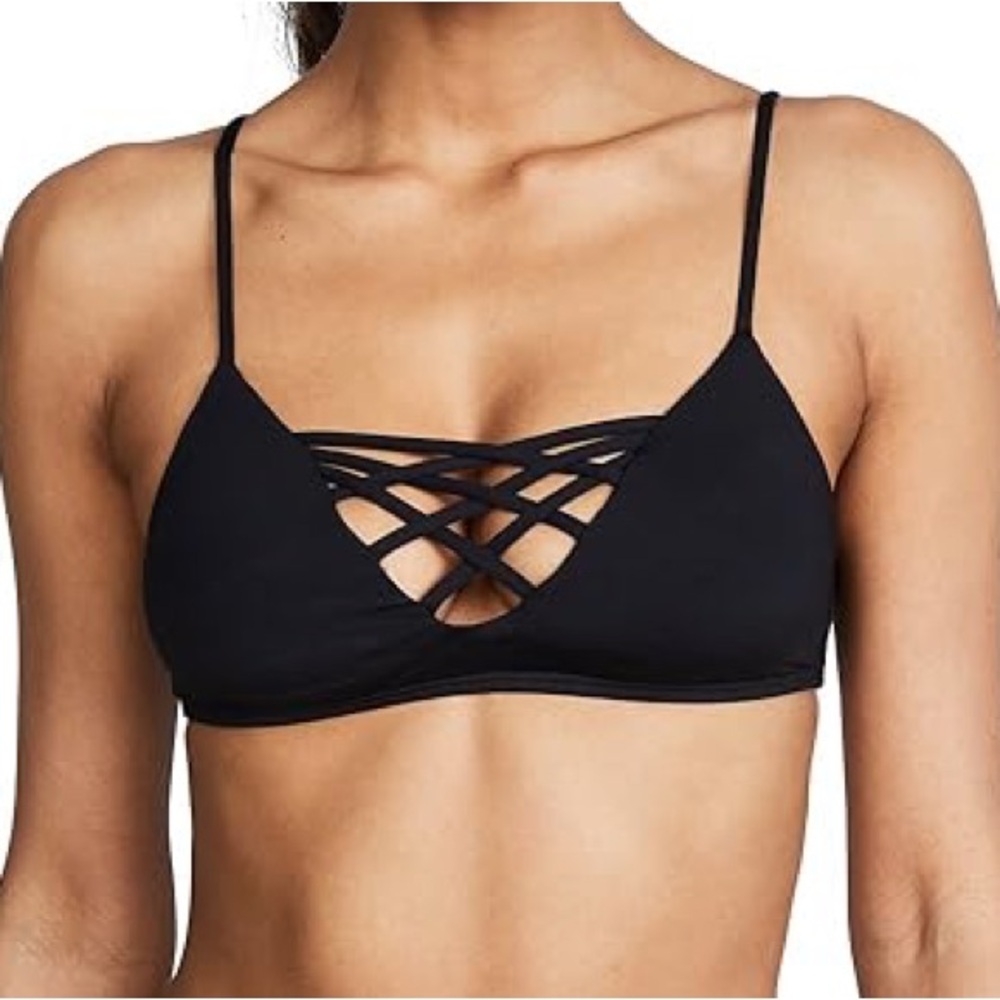 LSpace Black Jamie Bikini Top